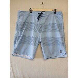 Travis mathew board shorts size 40 blue swim beach resort
